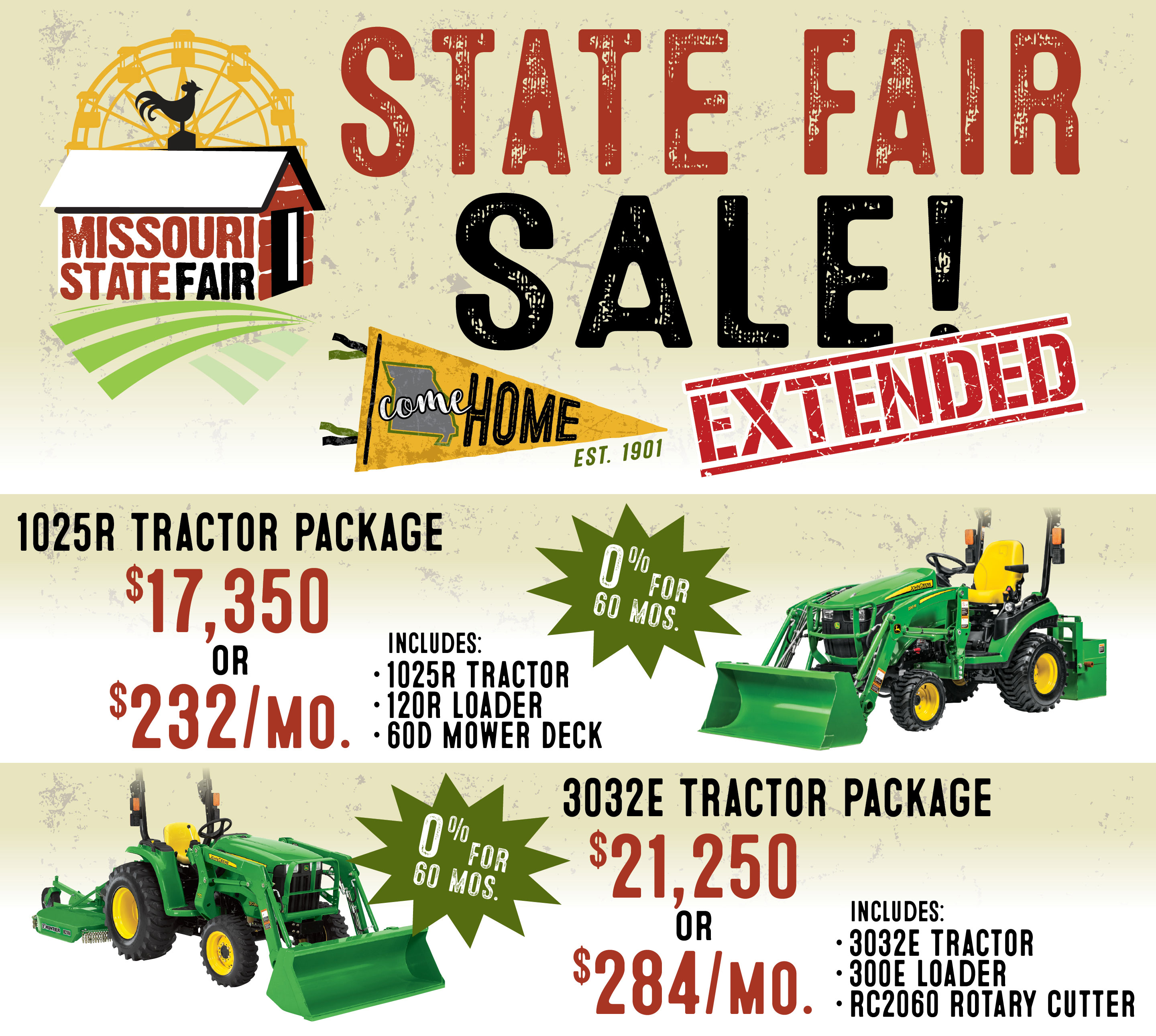 Extended State Fair Tractor Specials AgPower
